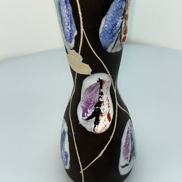 Mid Century West German Bay Keramik 6.75” Bud Vase - Picture 2 of 10